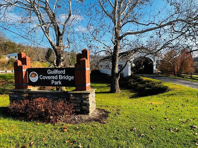 guilford covered bridge in Guilford, IN