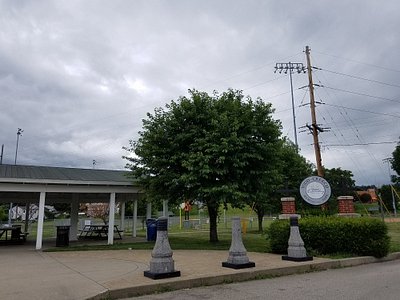 picnic area and ballfields bright indiana in Bright, IN